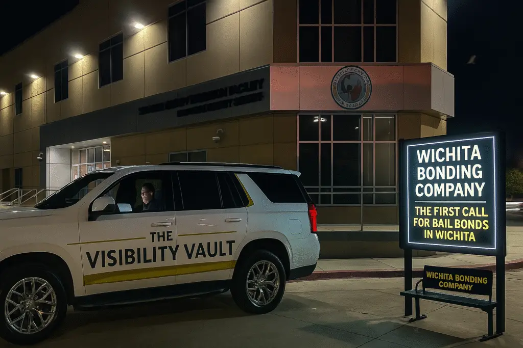 The Visibility Vault working with Wichita Bonding company as the #1 bail bonds company and #1 SEO company working together.